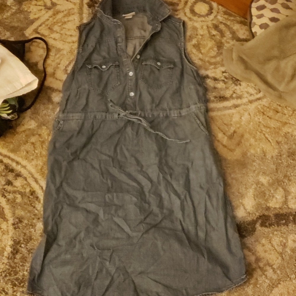 Denim looking cotton  dress